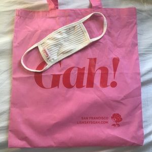 Lisa Says Gah mask & tote bundle